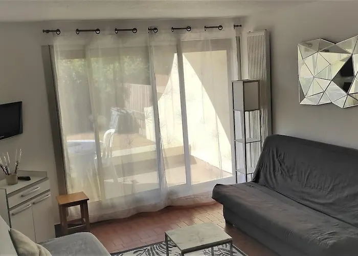 Confortable Grande Terrasse Piscine Parking Clim アパート *