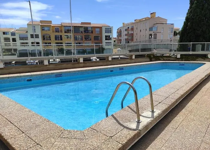 Confortable Grande Terrasse Piscine Parking Clim アパート アグド